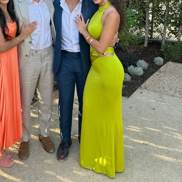 NBD (REVOLVE) The Evanna Gown in green (Wedding guest dress) - Picture 6 of 7